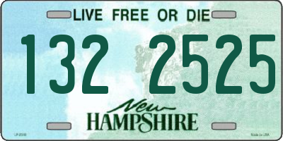 NH license plate 1322525