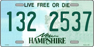 NH license plate 1322537