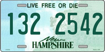 NH license plate 1322542