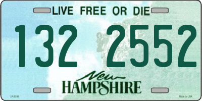 NH license plate 1322552