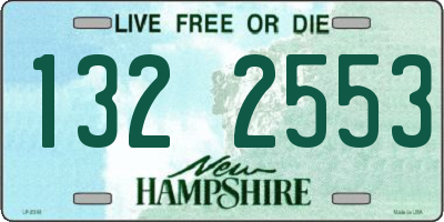 NH license plate 1322553