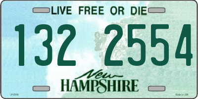 NH license plate 1322554