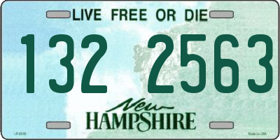 NH license plate 1322563