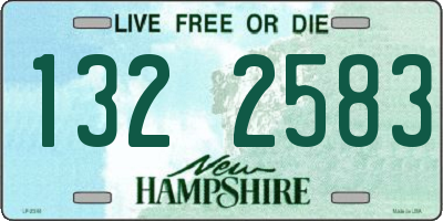 NH license plate 1322583