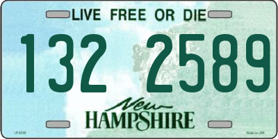 NH license plate 1322589