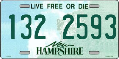 NH license plate 1322593