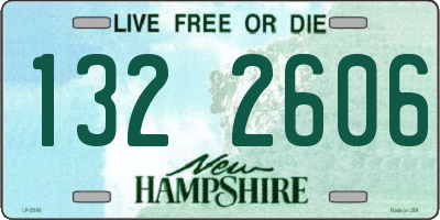 NH license plate 1322606