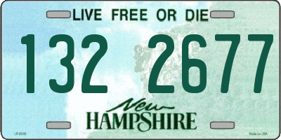 NH license plate 1322677