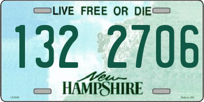NH license plate 1322706