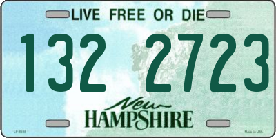 NH license plate 1322723