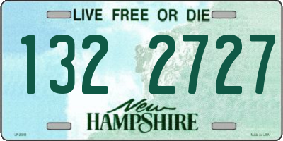 NH license plate 1322727
