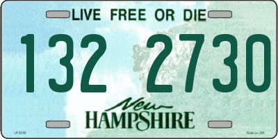 NH license plate 1322730