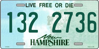 NH license plate 1322736