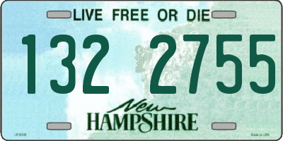 NH license plate 1322755