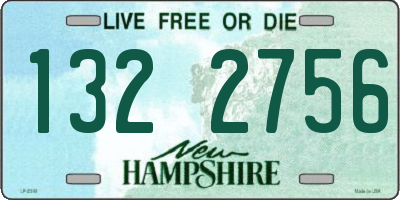 NH license plate 1322756