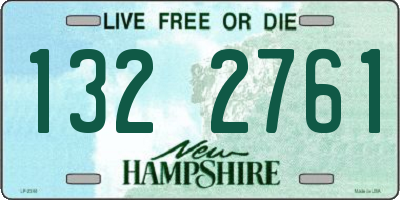 NH license plate 1322761