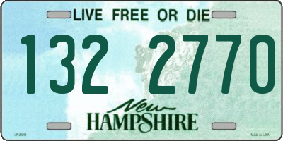 NH license plate 1322770