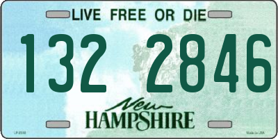 NH license plate 1322846