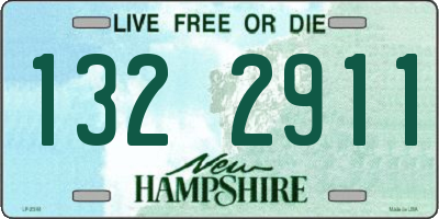 NH license plate 1322911
