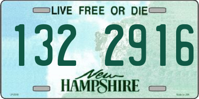 NH license plate 1322916