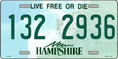 NH license plate 1322936