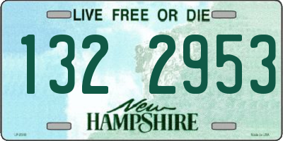 NH license plate 1322953