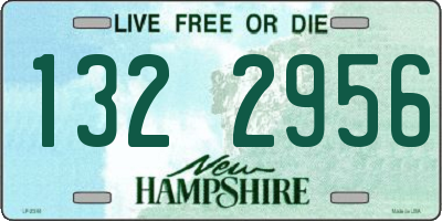 NH license plate 1322956