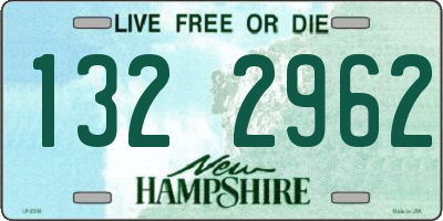 NH license plate 1322962