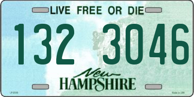 NH license plate 1323046