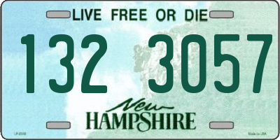NH license plate 1323057