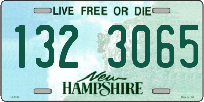 NH license plate 1323065