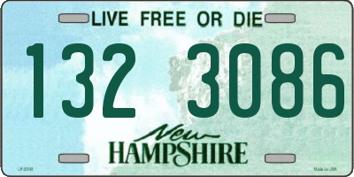 NH license plate 1323086