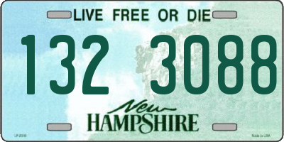 NH license plate 1323088