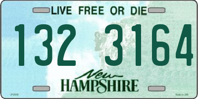 NH license plate 1323164