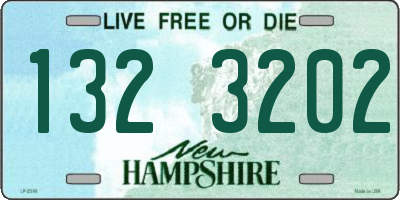 NH license plate 1323202