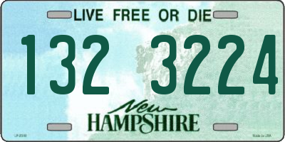NH license plate 1323224