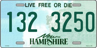 NH license plate 1323250