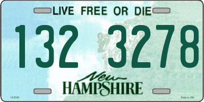 NH license plate 1323278