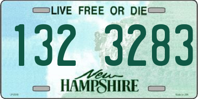 NH license plate 1323283
