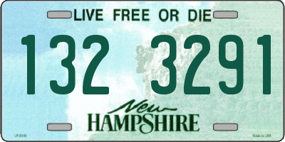 NH license plate 1323291