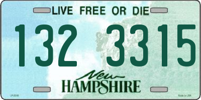 NH license plate 1323315
