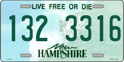 NH license plate 1323316