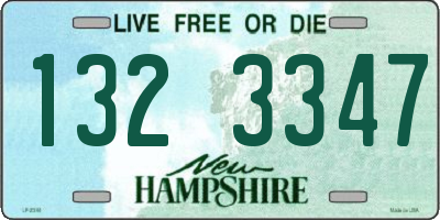 NH license plate 1323347