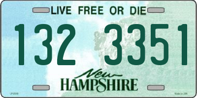 NH license plate 1323351