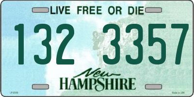 NH license plate 1323357