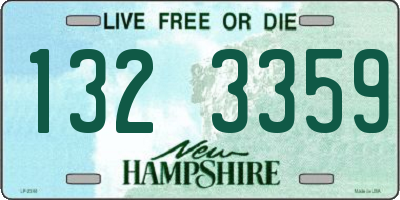 NH license plate 1323359