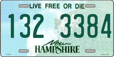 NH license plate 1323384