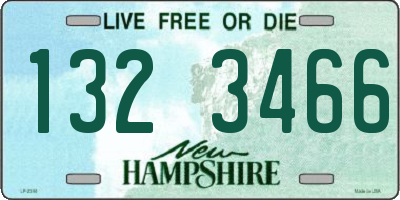 NH license plate 1323466