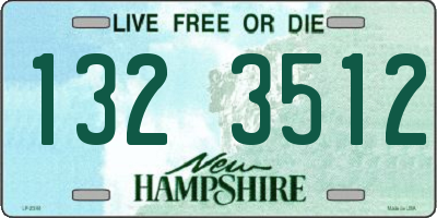 NH license plate 1323512