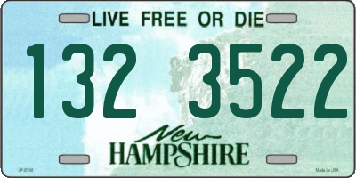 NH license plate 1323522